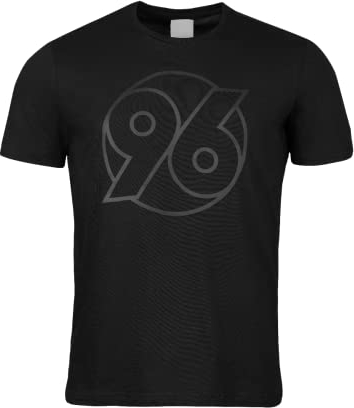 Hannover 96 H96 T-Shirt Logo Monochrom Gr. M