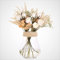 huaao 2PCS Flores Artificiales Rosas Color Blancas de Seda y Trigo Plantas Ramo de Novia Arreglo Floral Bouquets Decoración para Boda Nupcial Hogar Jardín Oficina Centro de Mesa