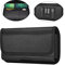 Nylon Mobile Phone Holster Case Belt Clip Loop Phone Holder Pouch for iPhone 16 Pro Max, Samsung Galaxy A14 A13 A04S A05S A23 S24 Ultra S23 Ultra, Redmi Note 12 Pro / A2, Honor X6b X7b
