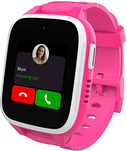 XPLORA XGO 3 Montre connectée pour Enfants (avec SIM) 4G - GPS, SOS, Appels | Appels, Messages, Mode école, SOS, localisation GPS, Appareil Photo, podomètre - incluant 3 Mois d'abonnement Gratuit (ROSE)