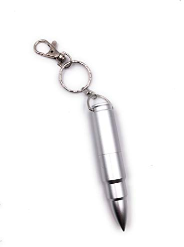 Onwomania Pendentif de Charge de Cartouche de munitions Argent Clé USB Amusante 32 Go USB 2.0 Support de données USB