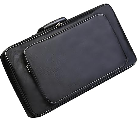 ICDKOYK Wasserdichtes, tragbares Effektpedal Board Gehäuse, sicher und praktisch für Gitarrenpedale, Mikro Synthesizer