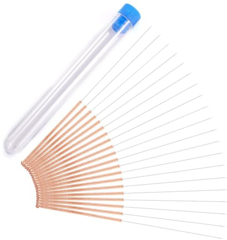 3D Printer Nozzle Cleaning Kit,20 PCS 0.4 mm Nozzle Cleaning Needle Stainless Steel Nozzle Cleaning Tool Filament Clog Cleaner for 3D Printer Accessories Cleaning Tool