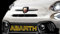 Ricreo Scritta per griglia anteriore compatibili con Abarth 500/595 Lettere per Calandra Adatte a Fiat punto e 500/595 Accessori Tuning adesive per decorazione (Giallo)