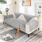 Aus Weichem Chenille Sofabezug 1/2/3/4 Sitzer L Form Sofa Couch überzug Ecksofa, Neue Universelle rutschfeste Sofa Überwurf, Solide Dicke Strukturierte Sofaschoner für Wohnzimmer(Grau, 90x210cm)