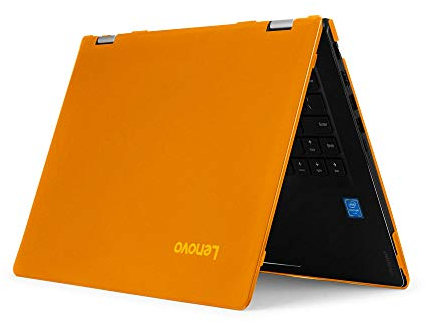 mCover, Hülle NUR kompatibel mit 14 Lenovo IdeaPad Flex 5-14ARE05 / 5-14ALC05/5-14IIL05/5-14ITL05 Convertible Laptop (Nicht kompatibel mit Anderen Flex-Modellen), Orange
