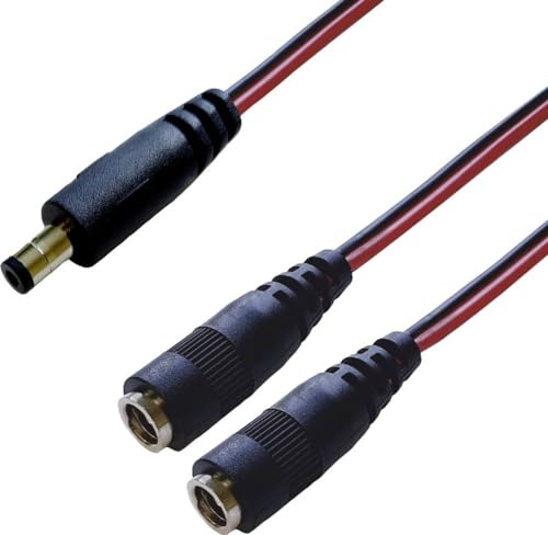 BKL ELECTRONIC 075917 DC-Verteiler Niedervolt-Stecker - DC-Kupplung 5.5 mm 2.5 mm 0.30 m 1 St. Single