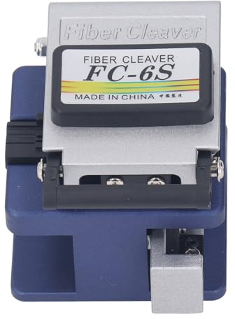 Risegun cortadora de fibra óptica, 3 en 1 FC-6S cuchilla de fibra con bolsa, herramienta de pelado de cables de fibra de alta precisión accesorio cuchilla óptica, para 0,9 mm 0,25 mm 3,0 mm
