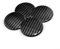 Premium Carbon Fiber Stripe Auto Emblem Nabendeckel Aufkleber Aufkleber Aufkleber 50 mm 4 Stück
