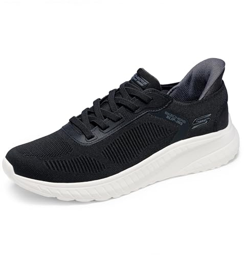 Skechers BOB Squad Chaos - Solid Step Mens Trainers Black