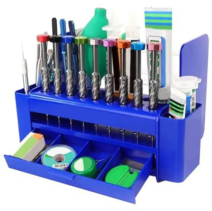 Multifunktionskoffer, Handy-Reparaturwerkzeuge, Werkzeugaufbewahrung, Organizer, tragbarer Werkzeugkasten, Elektronik-Reparaturkoffer, kompakte Reparaturaufbewahrung, für Handy-Reparaturwerkzeuge