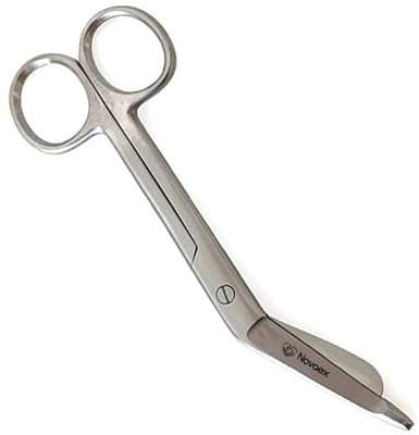 Professionelle Verbandsschere - Pflegeschere - MDR-Zertifikat - Hochwertig verarbeitet - Medizinische Schere - Edelstahl rostfrei - 14 CM - Krankenschwester schere - Trauma schere