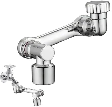 Buse d'extension de robinet – Robinet antirouille, gadget de robinet multifonctionnel | Robinet de filtre d'éclaboussure de fixation de robinet rotatif avec un poids de 38g, aérateur de Rotation d'ang