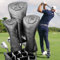 Golf Club Head covers. Set of three. Driver, Fairway Wood, Hybrid