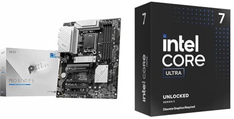 MSI PRO B760-P II Mainboard + Intel® Core™ Ultra 7 265KF Prozessoren 20 cores