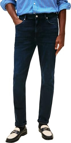 Tommy Hilfiger Herren Slim Slim Bleecker Calder Blue Black Mw0mw41906