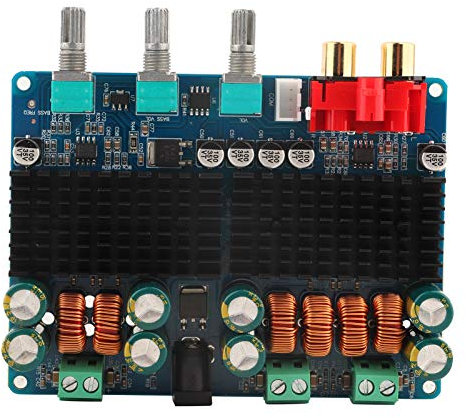 Baxnore HF 26 Digital Amplifier Board 2.1 Channel, 50Wx2+100W Subwoofer Audio Power Board with Volume Control for Home Theater Car Audio