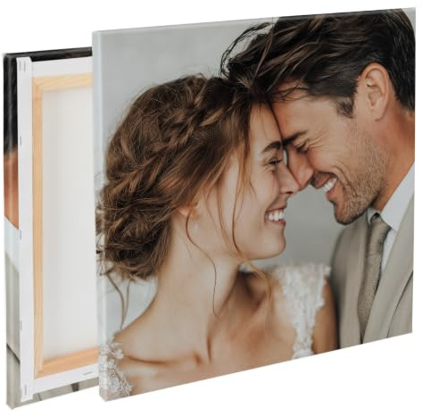 Foto auf Keilrahmen 90x90cm - personalisierte Leinwand - Fotogeschenk | Foto auf Keilrahmen personalisierbar, 90x90cm, Motiv 90B x 90H cm, Keilrahmen