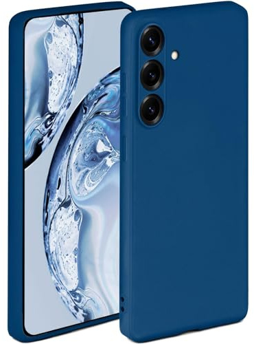 ONEFLOW Soft Case für Samsung Galaxy S25 FE Hülle aus Silikon mit Kameraschutz, Silikonhülle mit erhöhtem Schutz fürs Display, Backcover Schutzhülle, weiche Handyhülle, Blau