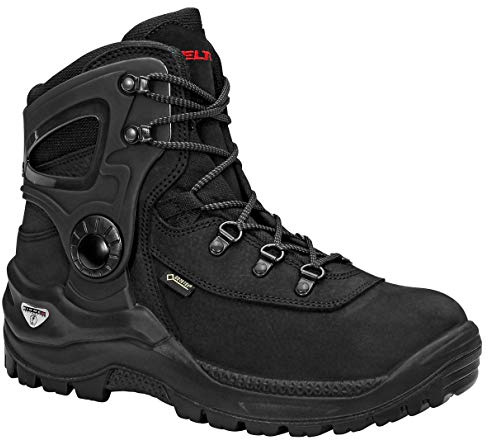 ELTEN Sicherheitsschuhe FUSION GTX S3 CI, Damen und Herren, Leder/Textil, Stahlkappe, robust, Schwarz, 40 EU