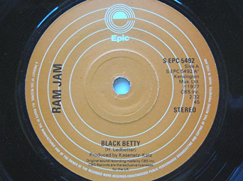 Ram Jam Black Betty/I Should Have Known 7 Epic SEPC5492 EX 1977