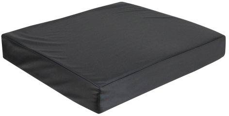 Aidapt Memory Foam Soft touch Vinyl Covered Wheelchair/Seat Cushion Full Support, Elderly, Comfort Seat Aid, Multiple uses, Chair Cushion, Scooter, Everyday use Wipe Clean with Fixing Straps
