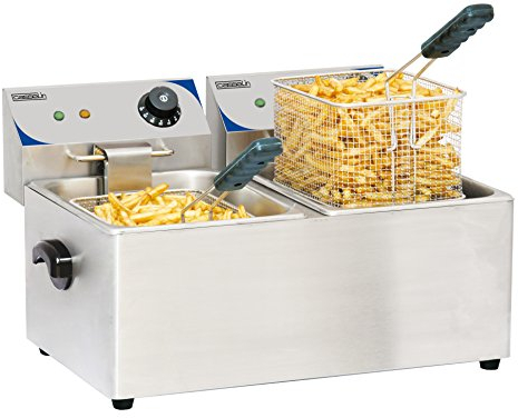 Casselin CFE42 - Friteuse électrique 2 x 4 litres