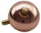 CRANE Bell Co. Fahrradklingel Mini Karen W Die Cut Mount, Kupfer, CR-MKNDC-CO