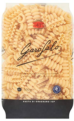 Garofalo Riccioli IGP 500g, kompakte eingedrehte Pastanudeln, al bronzo, italienische Pasta, fertig in 11 Minuten