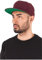 Yupoong Unisex Classic Snapback Cap Kappe, maroon, Kids