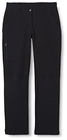 Maier Sports Helga, Warme Damen Wanderhose, Wasserabweisende Outdoorhose für Trekking und Hiking, PFC-frei, mSTRETCH pro 2 & Dryprotec-Technologie, Schwarz, 42 (W33/L32)
