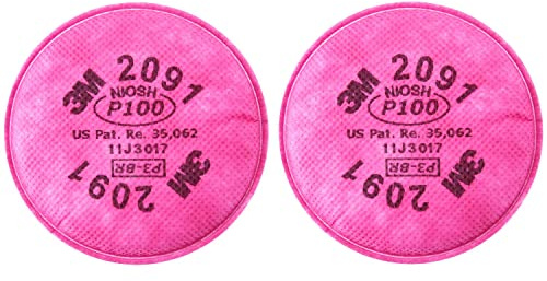 3 m 50051131070009 filtro antiparticolato 2091, P100 (confezione da 2)