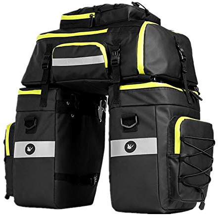 GepäCkträGertasche Fahrrad Tasche Fahrradtasche GepäCkträGer Fahrradtasche Rucksack Fahrradtasche Vaude Satteltaschen FüR Fahrrad GepäCkträGer Fahrradtasche Wasserdicht Green,Free Size