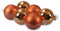 Weihnachtskugeln 8cm 6 Stück (Marigold)