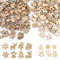 UFLF 200 Stück Weihnachtsdeko aus Holz Klein Weihnachten Holzdeko Mini Streudeko Holzscheiben für DIY Basteln Handwerk Scrapbooking Verzierung Weihnachtsbaumschmuck Tischdeko