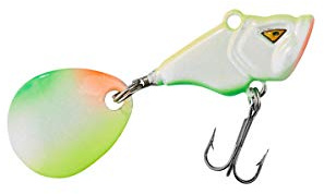 Balzer Shirasu Colonel Spin Buddy Evil Eye - Jigspinner, Größe/Gewicht/Farbe:3.6cm / 21g / Fire Fly