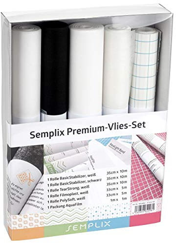 SEMPLIX Premium Vlies-Set (6-TLG.) - Starter-Set für Sticker