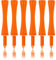 LIKOSO Golf Tees Holz 70MM 100 Stück Aus Bambus Biologisch Abbaubare Langlebigere Orange