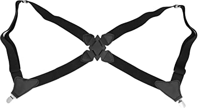 Tnfeeon Verstellbare Elastische Hosenträger im Y-Back-Stil mit Clips für Männer und Frauen