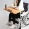 COJJ Table De Plateau De Fauteuil Roulant, Planche De Table à Manger en Bois, Table De Salle à Manger De Plateau De Fauteuil Roulant en Bois DéTachable, Accessoires De Fauteuil Roulant,#1