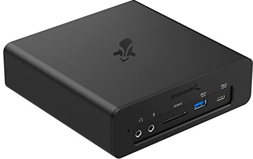 SABRENT Thunderbolt 3 4TB NVMe SSD Docking Station with DisplayPort, SD Card Reader, Ethernet Port, and Power Delivery (DS-SKRT-D4TB)