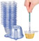 Pinenuts Disposable Urine Cups, 60 Pcs Plastic Urine Collection Cups, 50 ML Urine Specimen Cups for Pregnancy Ovulation Test
