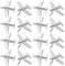 ABOOFAN Flugzeug Stecknadel Papier Foto Memo Dokument Tack Box Mit Dekorativen Karten Reißnägel Für Reisen Hängend Kunst Bild Foto Wandteppich Malerei Pinnwand Kork Silber