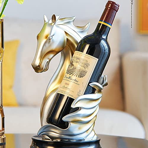 Wine Rack, Single Bottle Wine Holder, Modern Style Wine Rack, Countertop & Tabletop Dining Table Centrepiece Ornaments, Living Room Kitchen Storage Rack Cabinet Interior Decor Gifts for Christmas