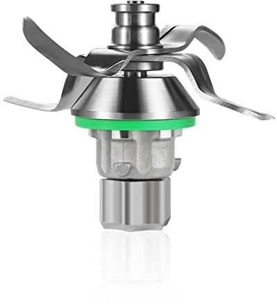 KMERCE Couteau Mélangeur Compatible avec Thermomix TM21, Lame de Rechange pour Vorwerk Thermomix, accessoires Robot Machine de Cuisine avec 4 Lames en Acier inoxydable et Brosse de Nettoyage
