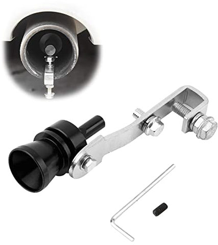 Auspuff Sound Booster, Soundgenerator Auto, Auto Turbo Whistle, Turbo Sound Whistle, Auto Car Turbo Sound Simulator Pfeife, Auspuff Verstärker, Auto Sound Auspuff, Turbo Whistle Auspuff, S, Schwarz