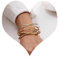 SINLOV Fashion Open Cuff Bracelet Cross Cuff Adjustable Chunky Open Cuffs Wrist Bracelet Dainty Hand Jewelry for Women (Gold)