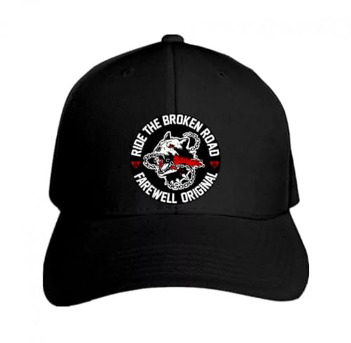 NESLIN Basecap New Days Gone Motorradfahrt Die kaputte Straße Diakon Gute Männer Snapback-Hut Spitz Weihnachten Geburtstag Geschenk