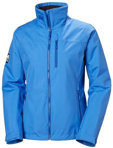 Helly-Hansen Crew Midlayer Jacket 2.0 for Women - Stylish Waterproof Coat with Fleece-Lined Comfort, 554 Ultra Blue, L