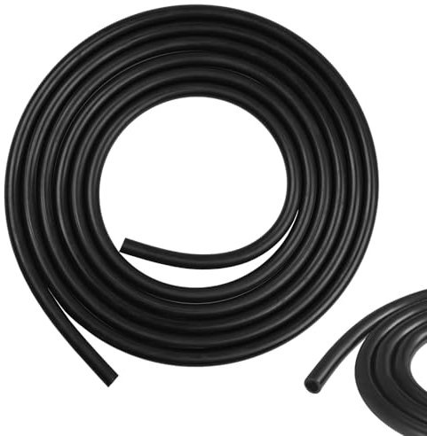 Infreecs Tubo per Benzina, Tubo in Silicone, Tubo Idraulico, 6mm Ø Tubo per Vuoto ad alta Temperatura da 3M, Tubo del Liquido di Raffreddamento del Veicolo, Radiatore, Turbina per Motore